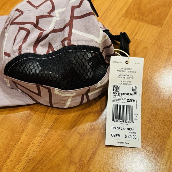 4 Adidas Terrex 5-Panel Graphic Caps Jogging Running Trail Hats OSFM Brand New - Picture 7 of 10